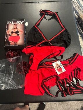 Hustler Hollywood | Intimates & Sleepwear | Hustler Lingerie Sexy  Schoolgirl Halloween Costume Cosplay Roleplay Set | Poshmark